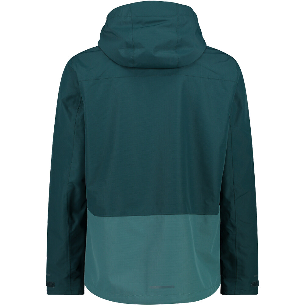 Cmp chaqueta impermeable hombre MAN JACKET FIX HOOD vista trasera
