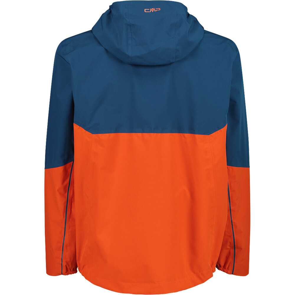 Cmp chaqueta impermeable hombre MAN JACKET FIX HOOD vista trasera