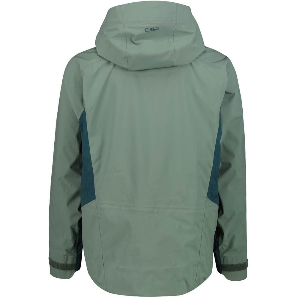 Cmp chaqueta impermeable hombre MAN JACKET FIX HOOD vista trasera