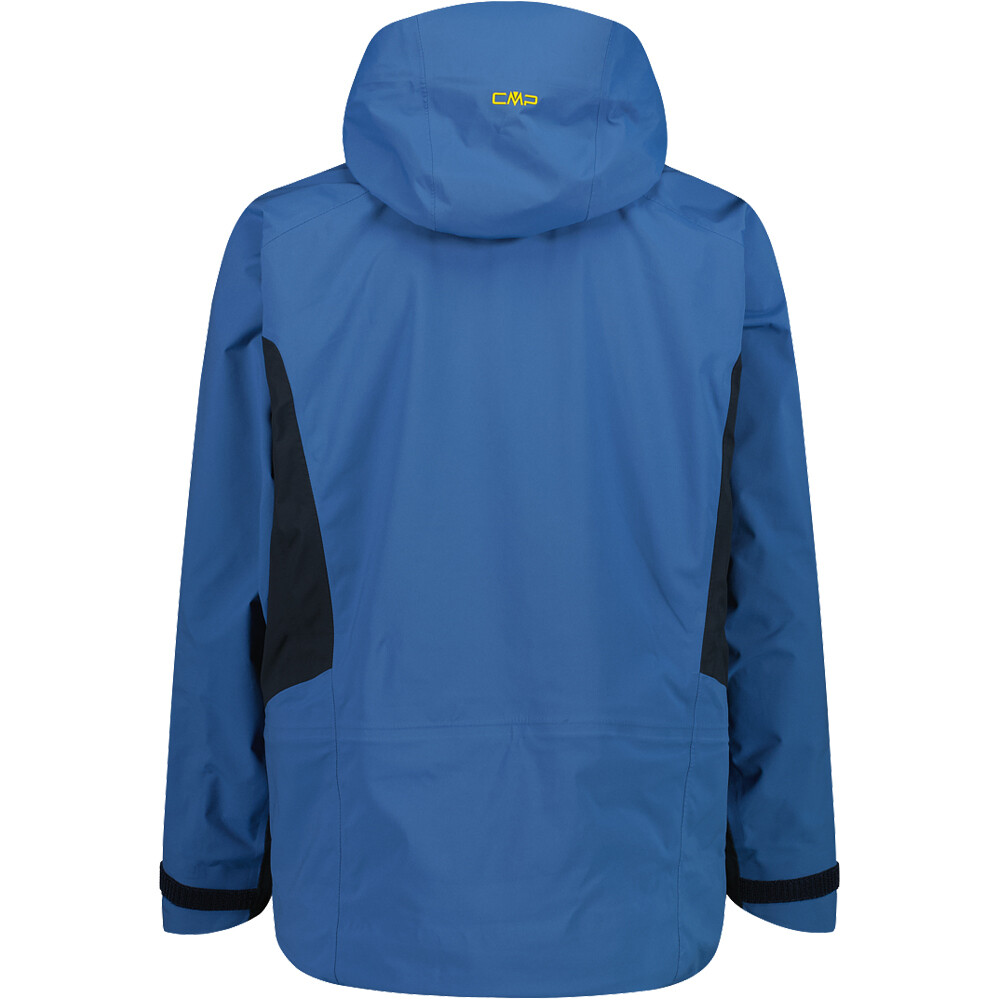 Cmp chaqueta impermeable hombre MAN JACKET FIX HOOD vista trasera