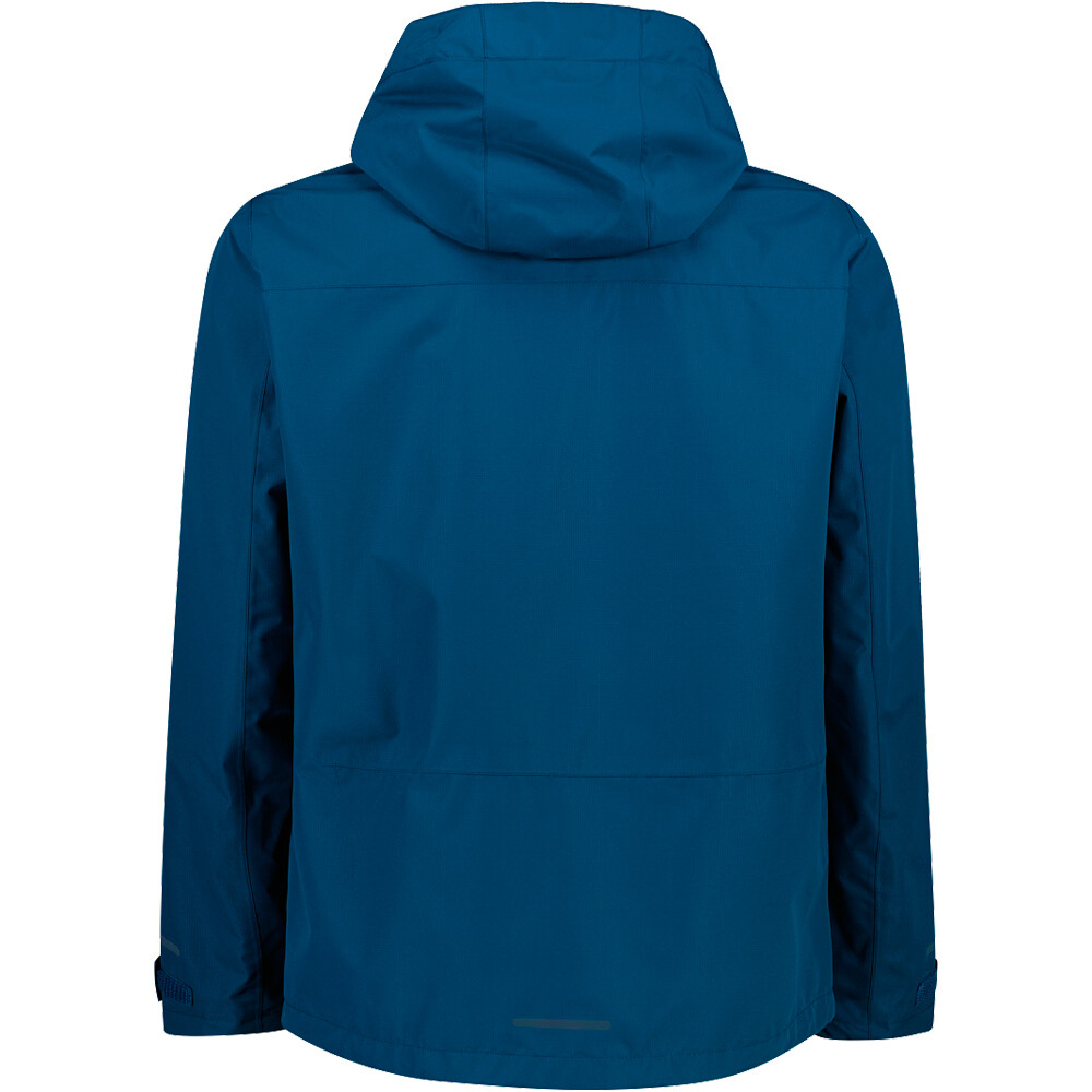 Cmp chaqueta impermeable hombre MAN JACKET FIX HOOD vista trasera