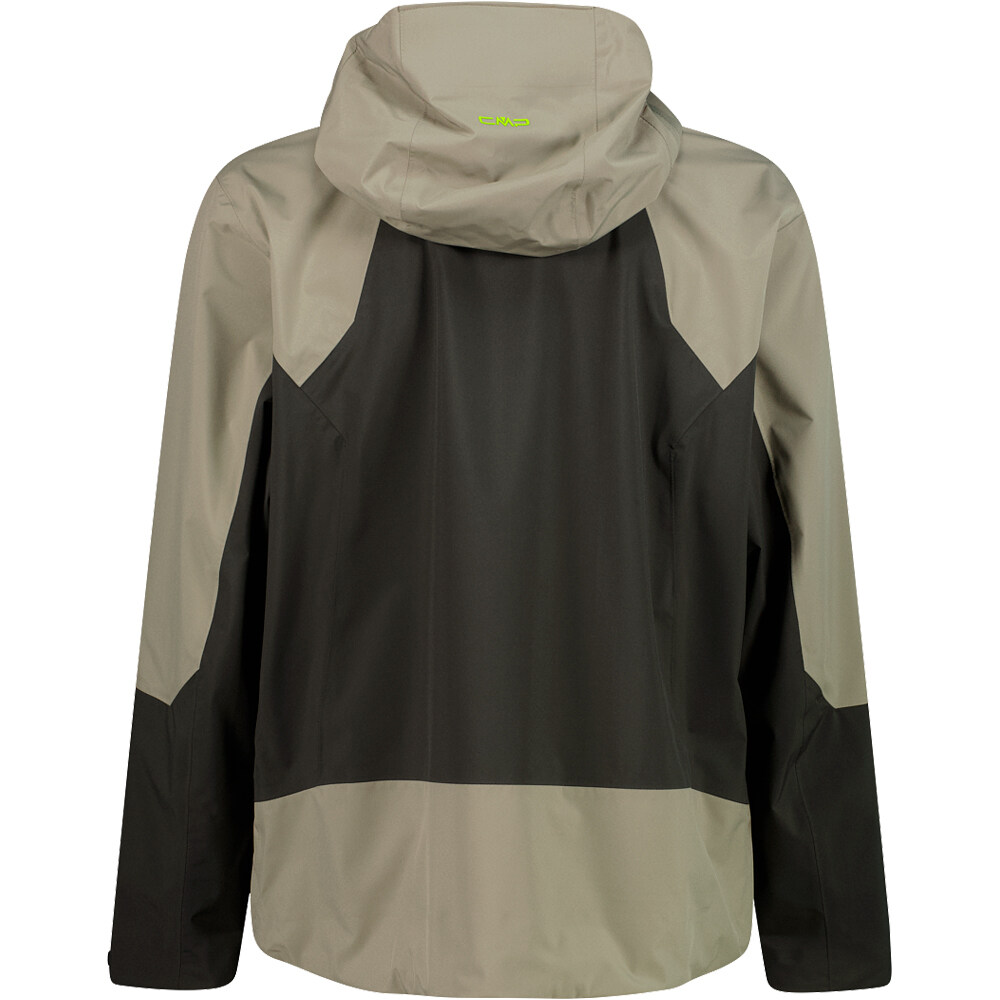 Cmp chaqueta impermeable hombre MAN JACKET FIX HOOD vista trasera
