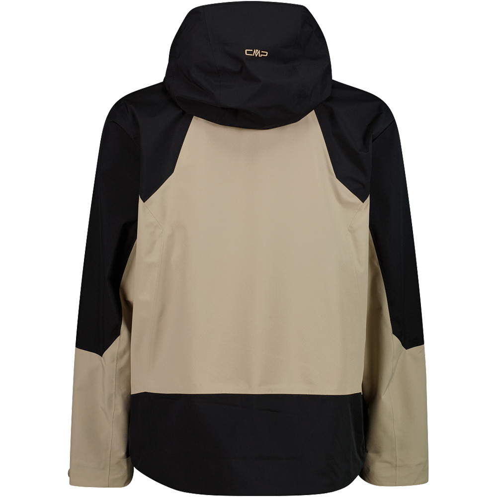 Cmp chaqueta impermeable hombre MAN JACKET FIX HOOD vista trasera