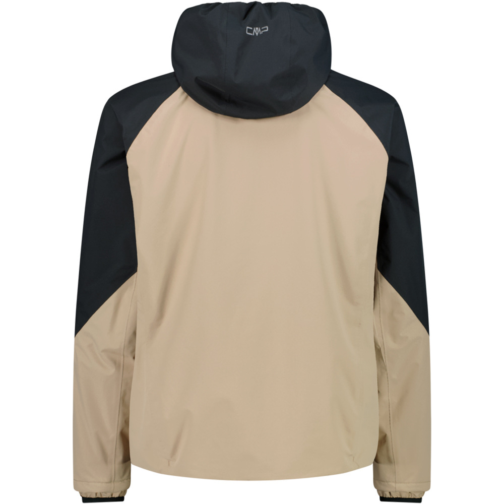 Cmp chaqueta impermeable hombre MAN JACKET FIX HOOD vista trasera