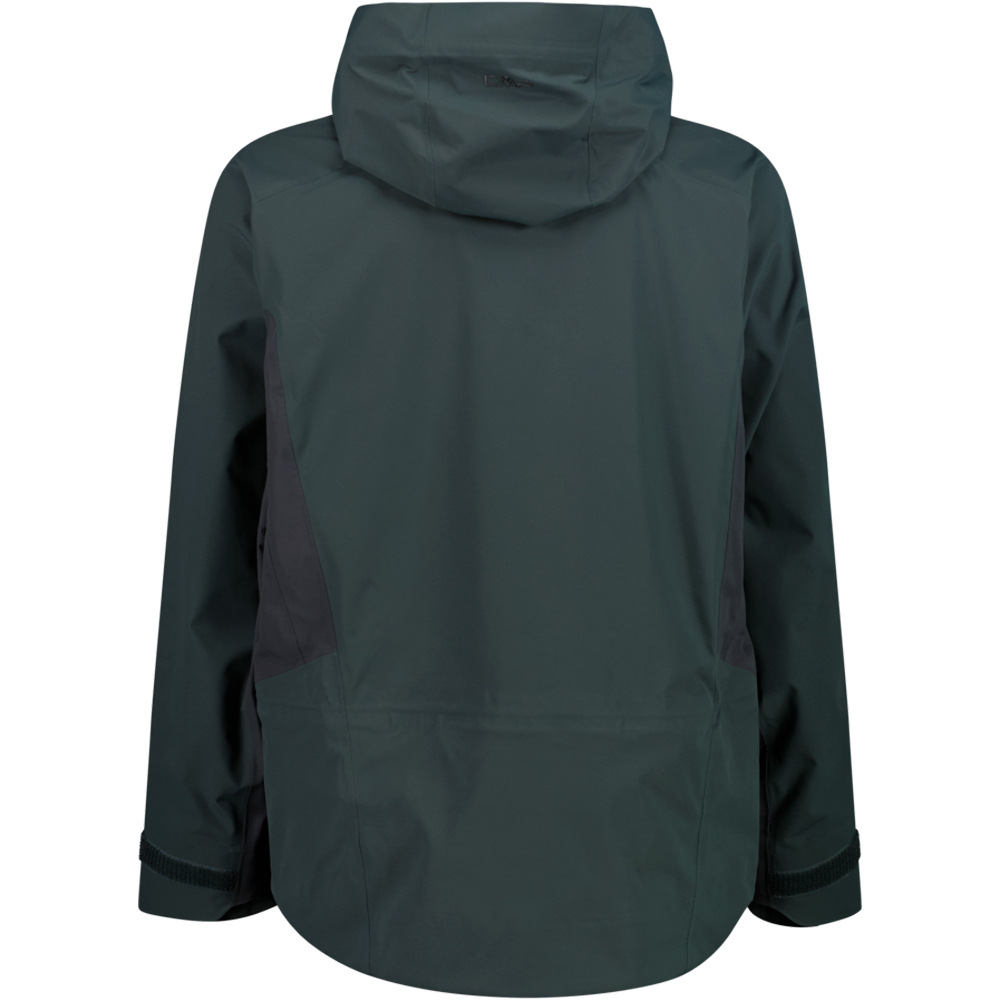 Cmp chaqueta impermeable hombre MAN JACKET FIX HOOD vista trasera