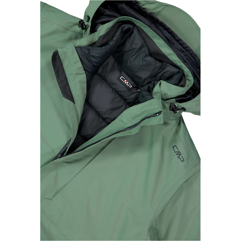 Cmp chaqueta impermeable hombre MAN JACKET ZIP HOOD DETACHABLE INN.JACKET 07