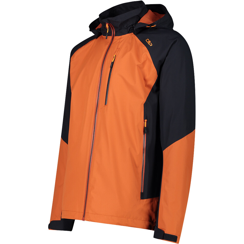 Cmp chaqueta impermeable hombre MAN JACKET ZIP HOOD vista detalle