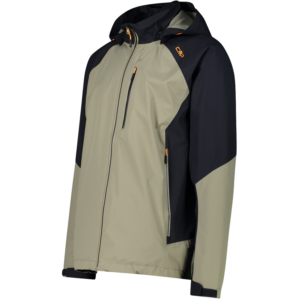 Cmp chaqueta impermeable hombre MAN JACKET ZIP HOOD vista detalle