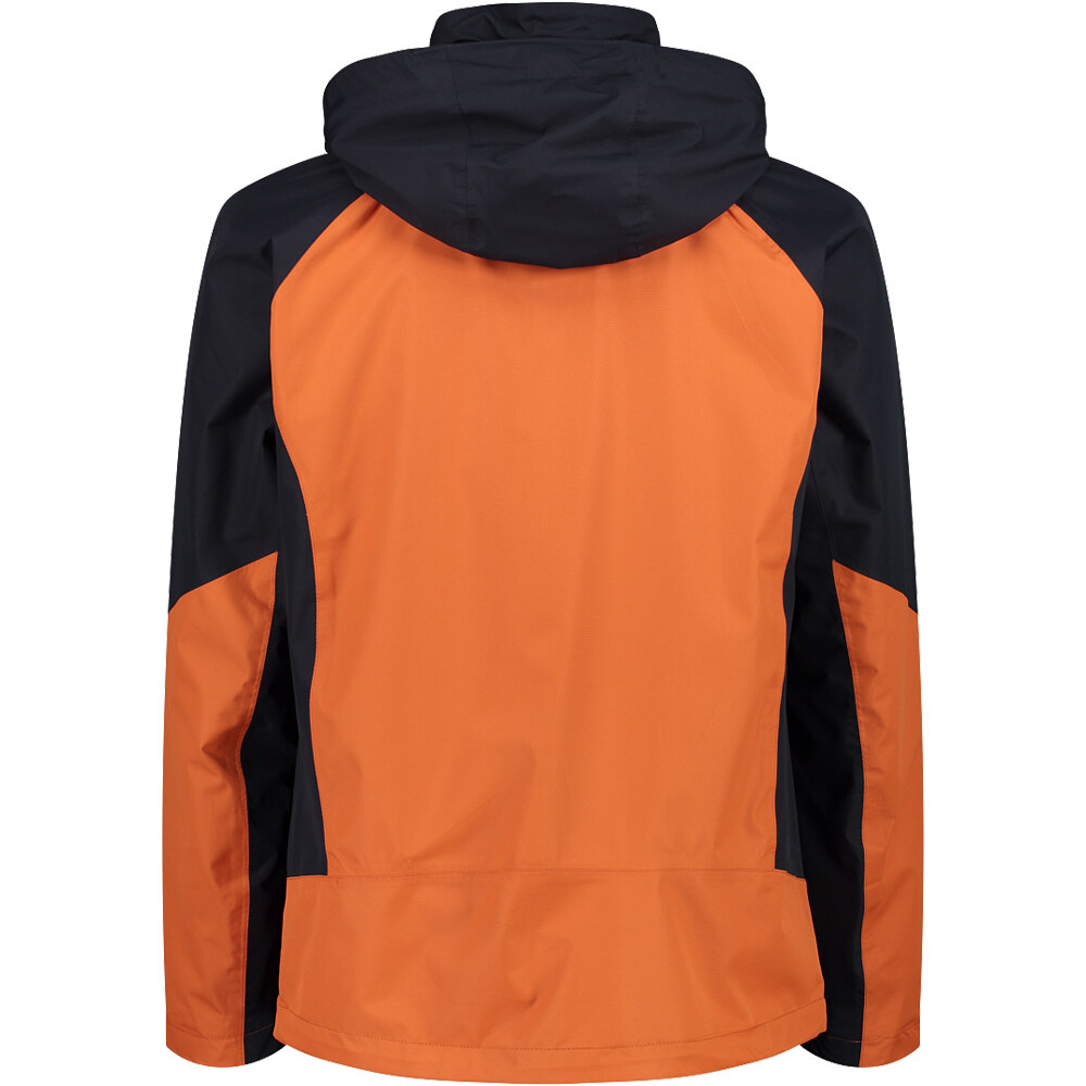 Cmp chaqueta impermeable hombre MAN JACKET ZIP HOOD vista trasera