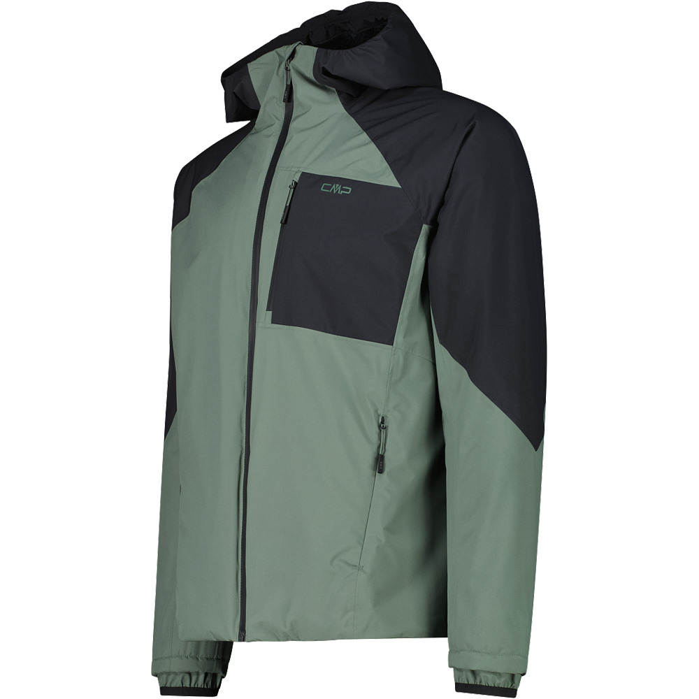 Cmp chaqueta impermeable insulada hombre MAN JACKET FIX HOOD vista detalle