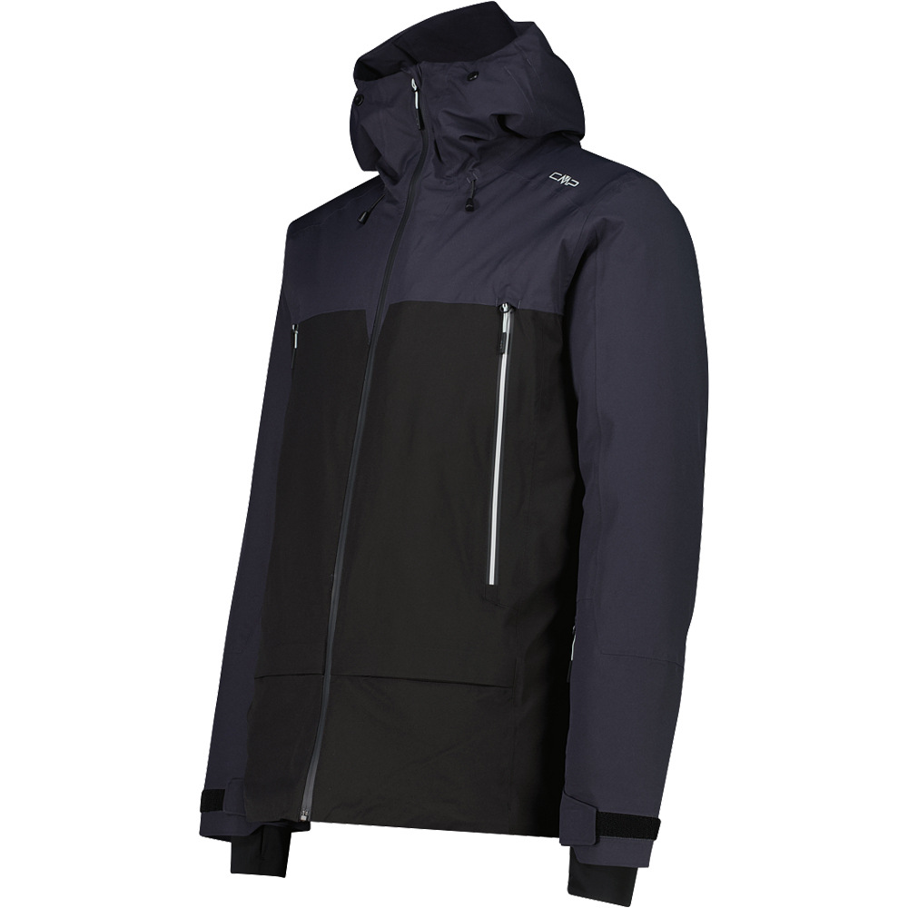 Cmp chaqueta impermeable insulada hombre MAN JACKET FIX HOOD vista detalle