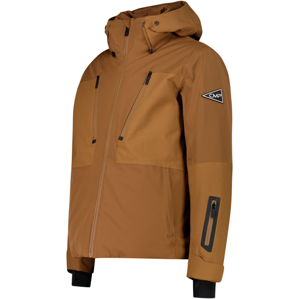 Cmp chaqueta impermeable insulada hombre MAN JACKET FIX HOOD vista detalle