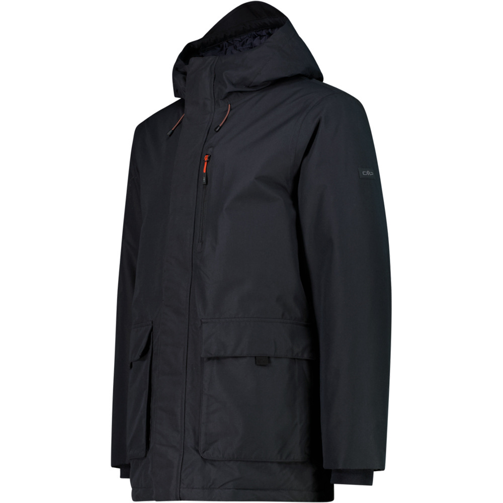 Cmp chaqueta impermeable insulada hombre MAN JACKET FIX HOOD vista detalle