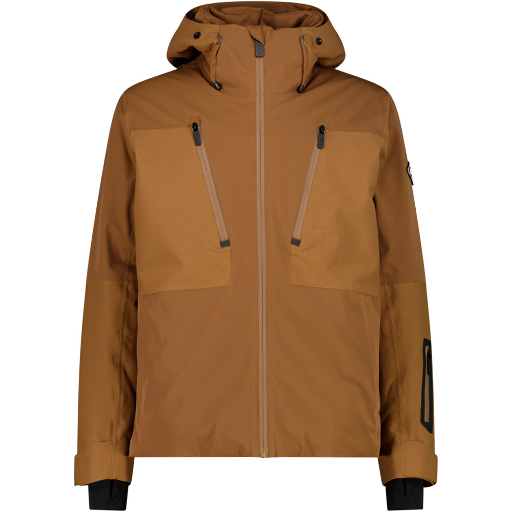 Cmp chaqueta impermeable insulada hombre MAN JACKET FIX HOOD vista frontal