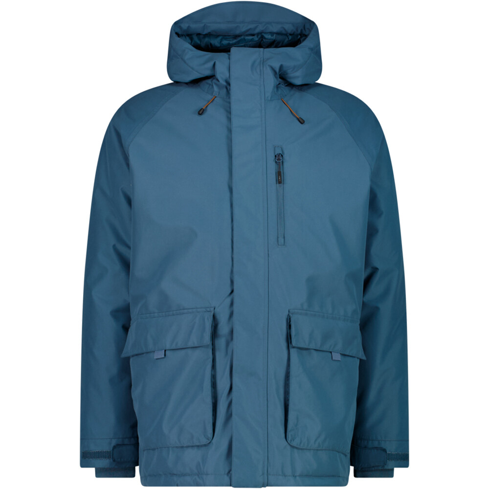 Cmp chaqueta impermeable insulada hombre MAN JACKET FIX HOOD vista frontal