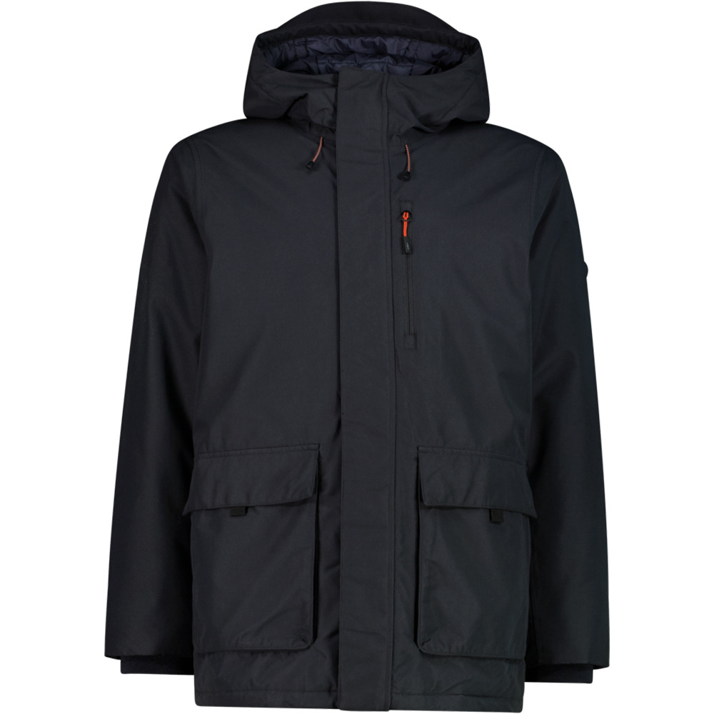 Cmp chaqueta impermeable insulada hombre MAN JACKET FIX HOOD vista frontal