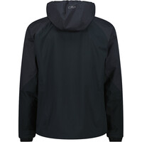Cmp chaqueta impermeable insulada hombre MAN JACKET FIX HOOD vista trasera