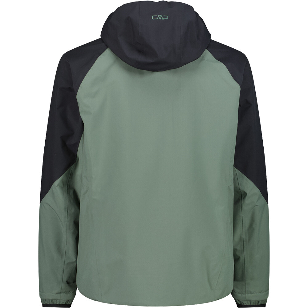 Cmp chaqueta impermeable insulada hombre MAN JACKET FIX HOOD vista trasera