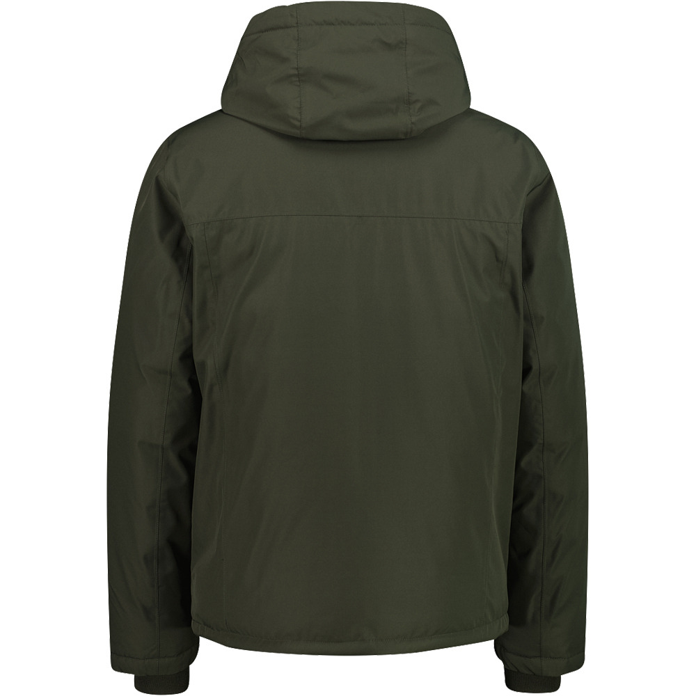 Cmp chaqueta impermeable insulada hombre MAN JACKET FIX HOOD vista trasera