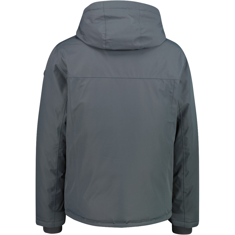 Cmp chaqueta impermeable insulada hombre MAN JACKET FIX HOOD vista trasera