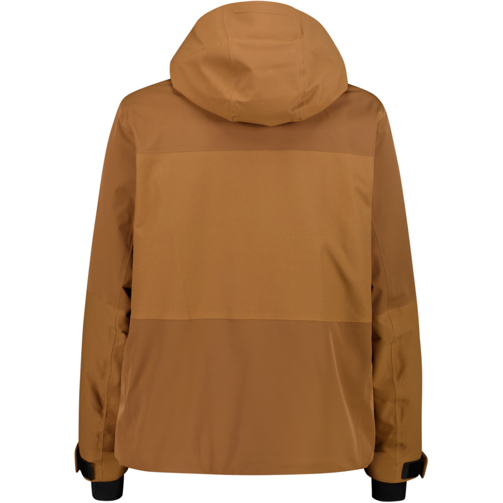 Cmp chaqueta impermeable insulada hombre MAN JACKET FIX HOOD vista trasera