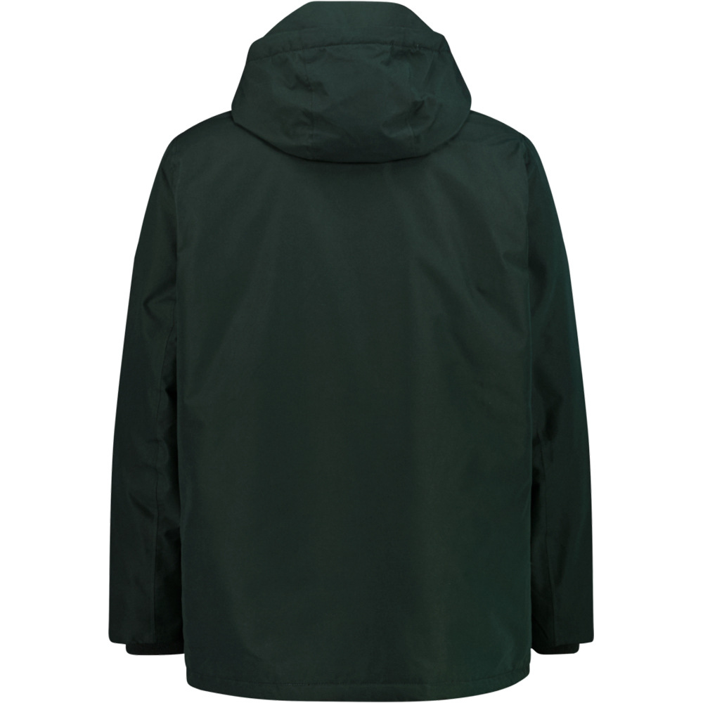 Cmp chaqueta impermeable insulada hombre MAN JACKET FIX HOOD vista trasera