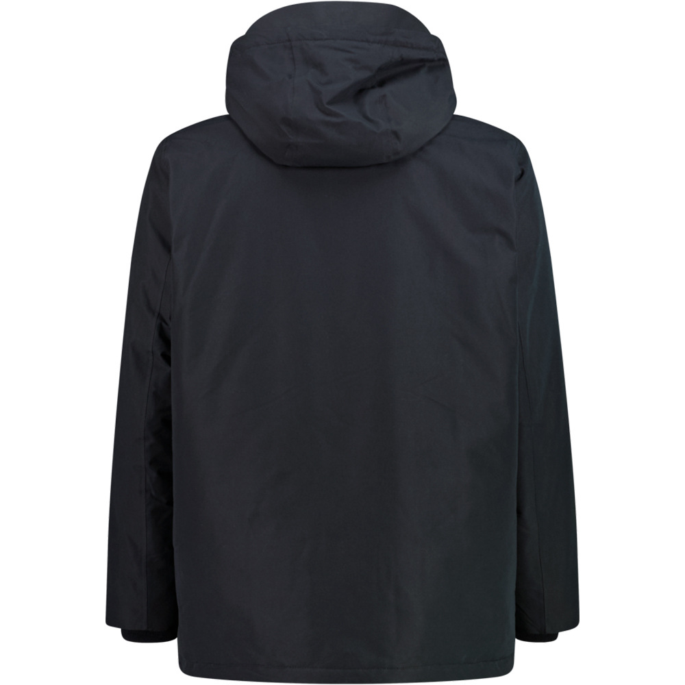 Cmp chaqueta impermeable insulada hombre MAN JACKET FIX HOOD vista trasera