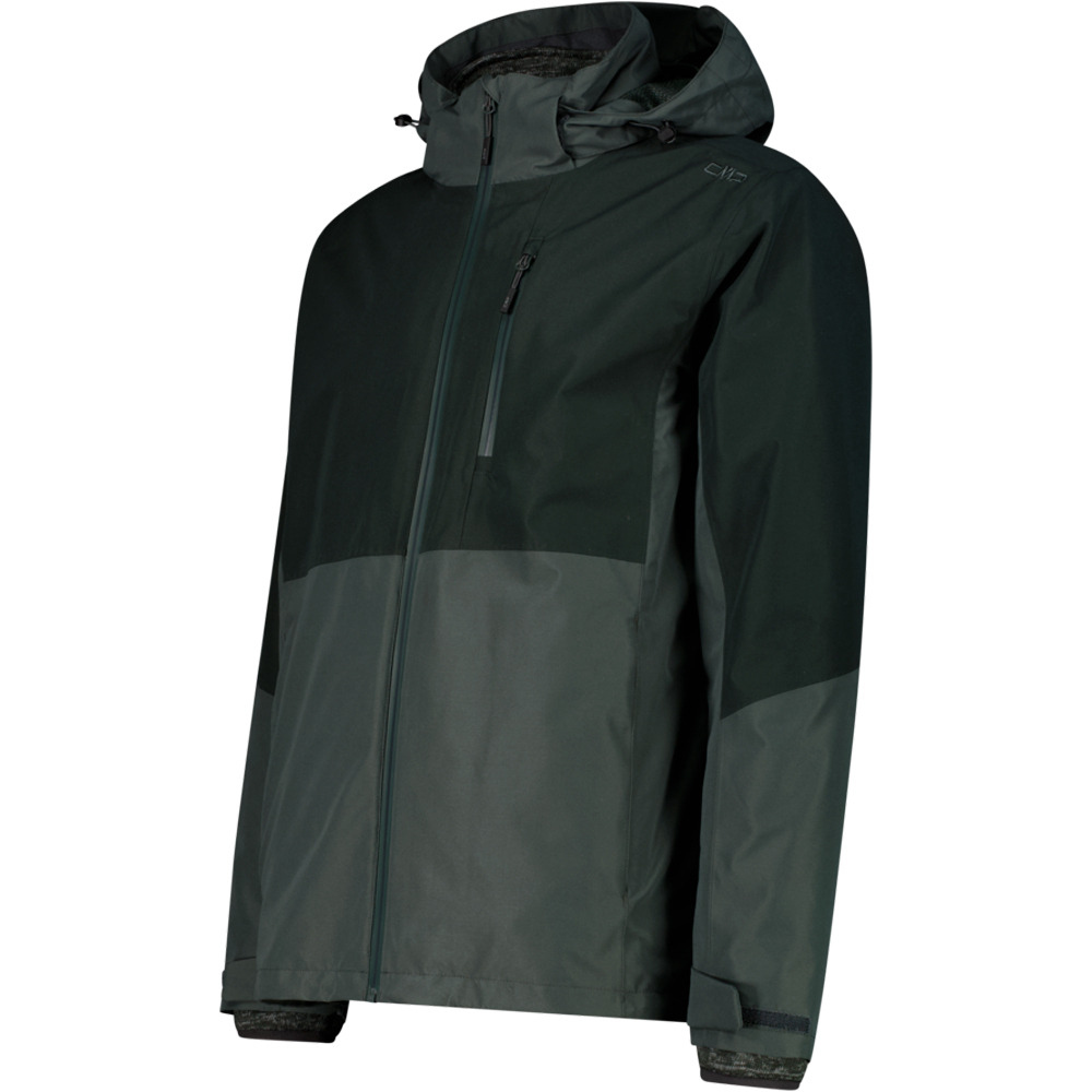 Cmp chaqueta impermeable insulada hombre MAN JACKET ZIP HOOD DETACHABLE INN.JACKET vista detalle