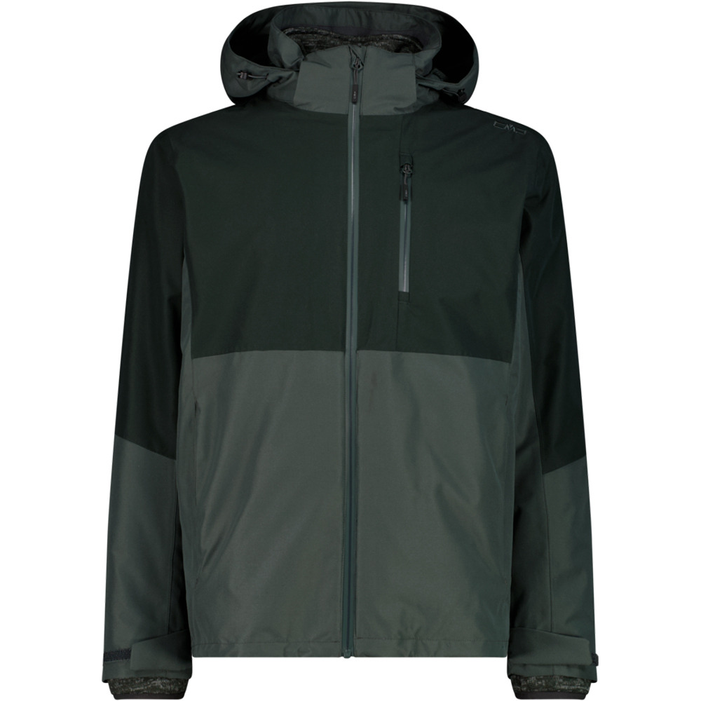 Cmp chaqueta impermeable insulada hombre MAN JACKET ZIP HOOD DETACHABLE INN.JACKET vista frontal
