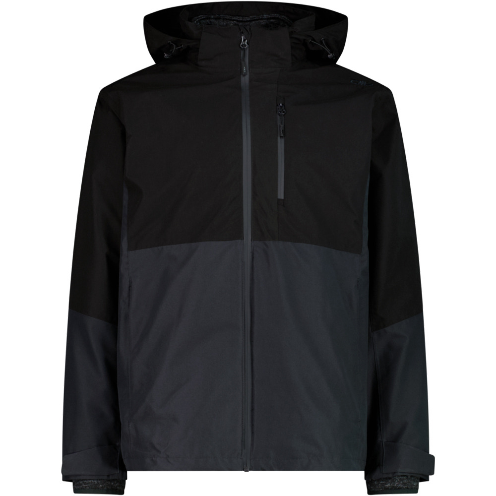 Cmp chaqueta impermeable insulada hombre MAN JACKET ZIP HOOD DETACHABLE INN.JACKET vista frontal