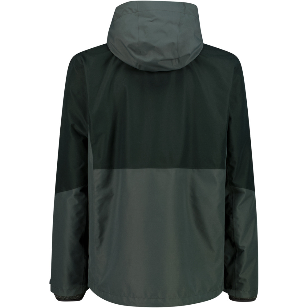 Cmp chaqueta impermeable insulada hombre MAN JACKET ZIP HOOD DETACHABLE INN.JACKET vista trasera