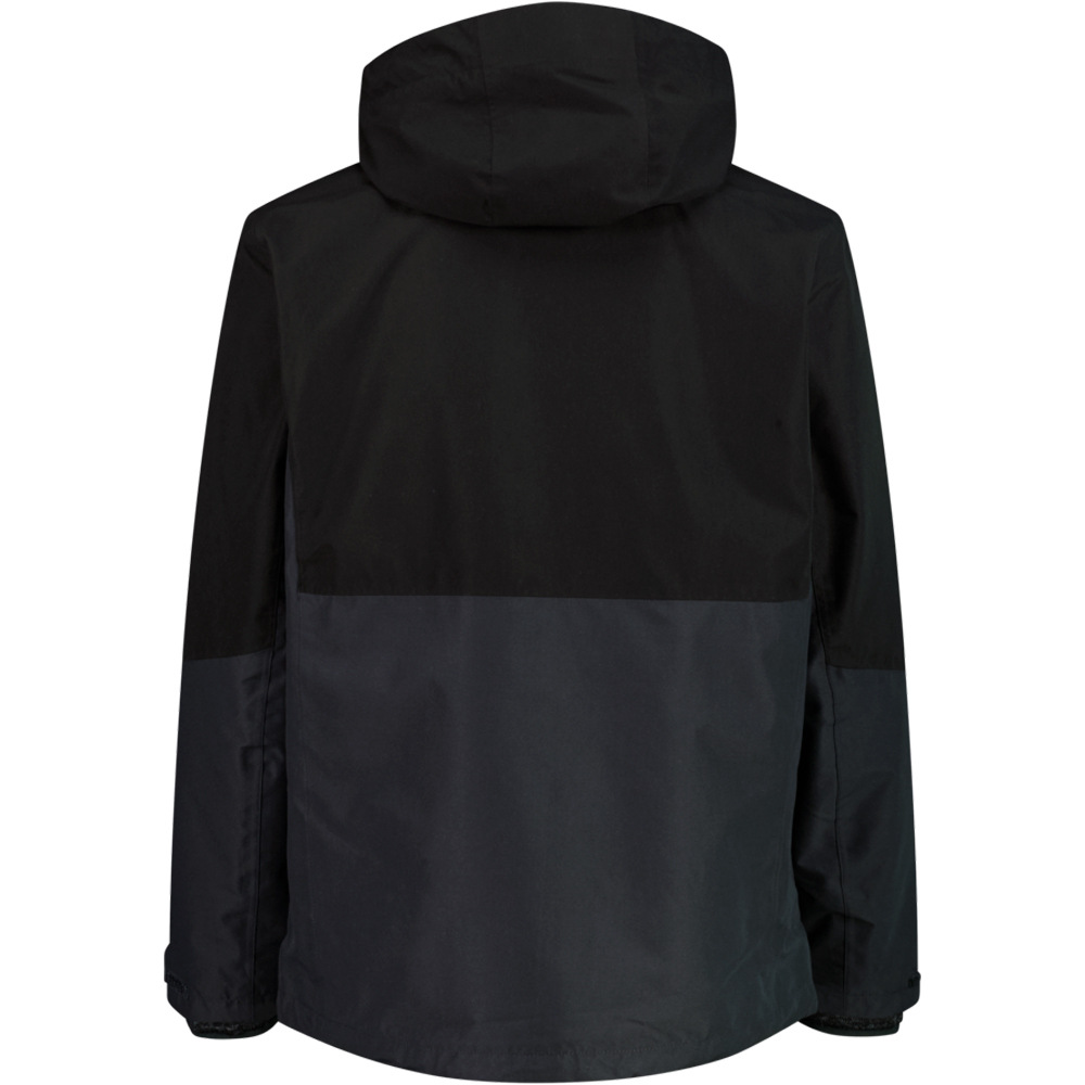 Cmp chaqueta impermeable insulada hombre MAN JACKET ZIP HOOD DETACHABLE INN.JACKET vista trasera