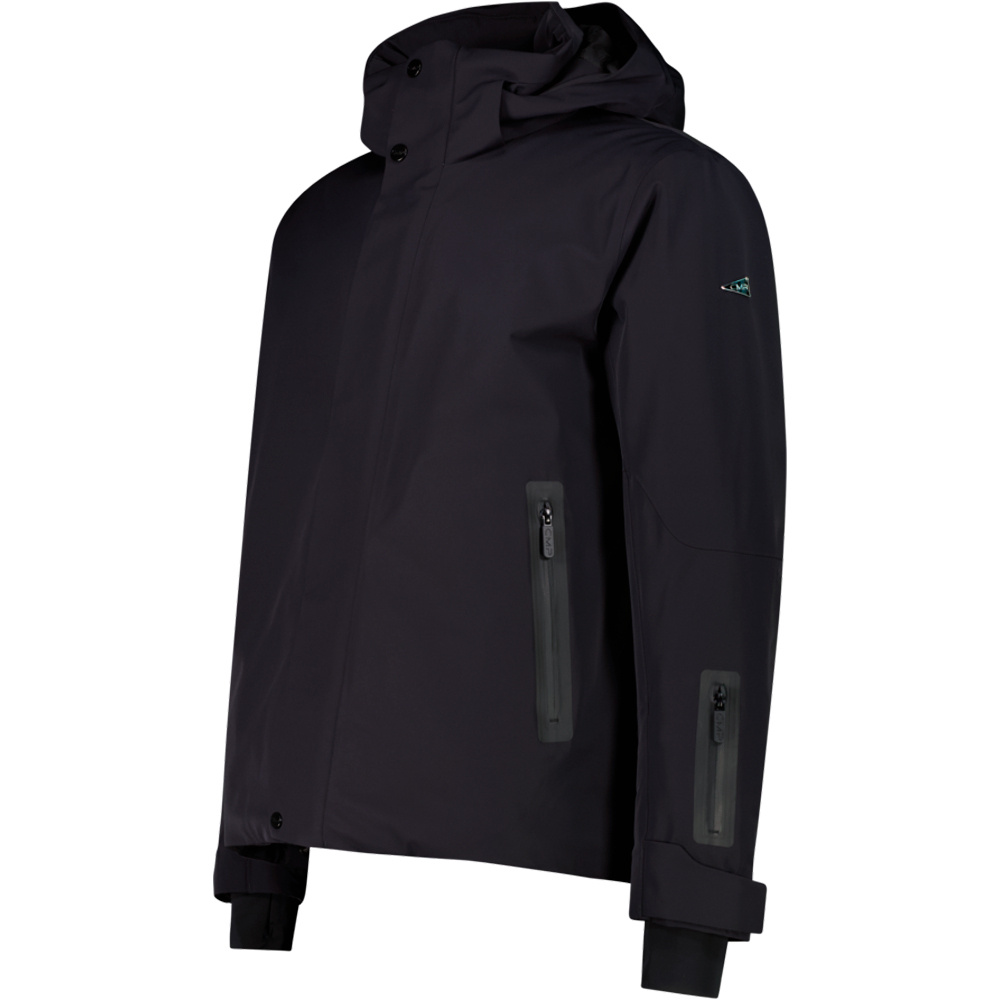 Cmp chaqueta impermeable insulada hombre MAN JACKET ZIP HOOD vista detalle