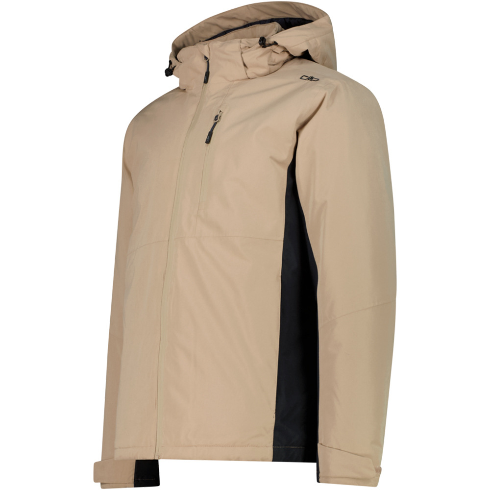 Cmp chaqueta impermeable insulada hombre MAN JACKET ZIP HOOD vista detalle