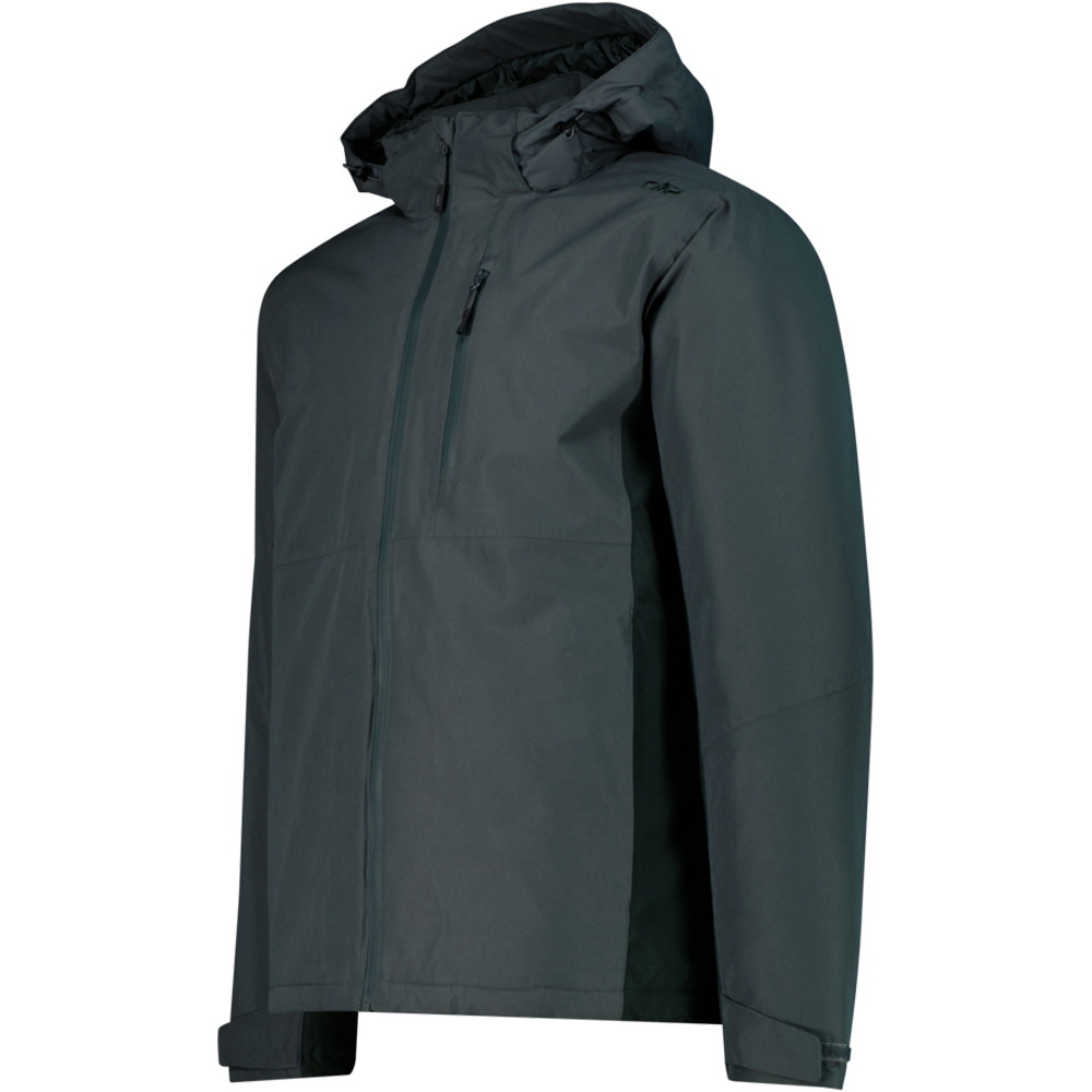 Cmp chaqueta impermeable insulada hombre MAN JACKET ZIP HOOD vista detalle