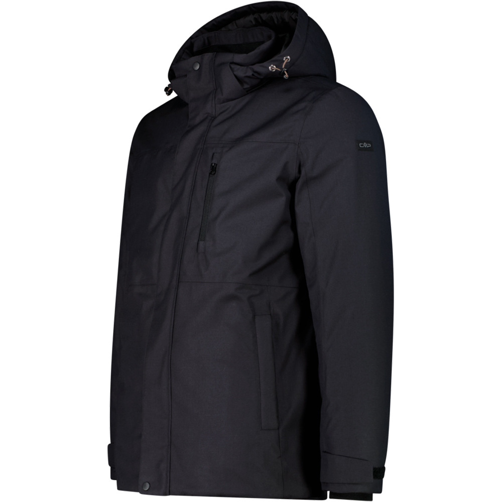 Cmp chaqueta impermeable insulada hombre MAN JACKET ZIP HOOD vista detalle