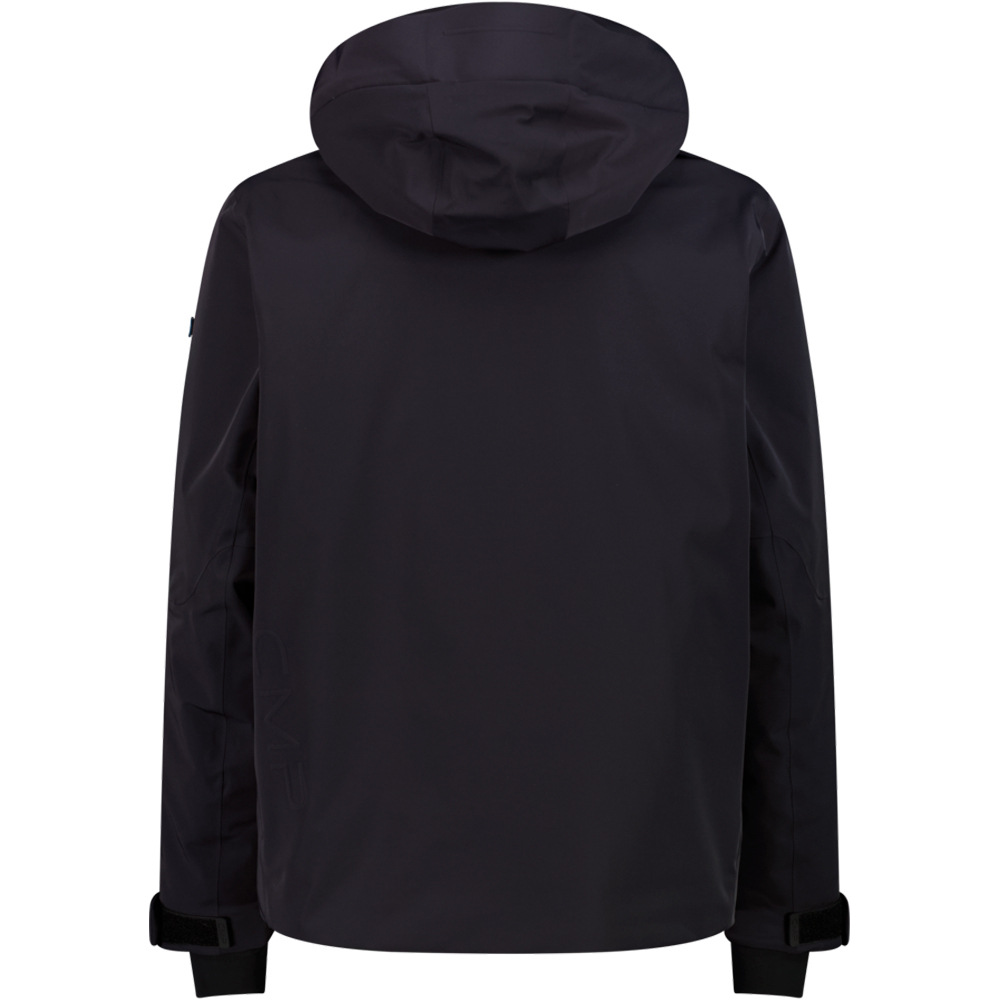 Cmp chaqueta impermeable insulada hombre MAN JACKET ZIP HOOD vista trasera