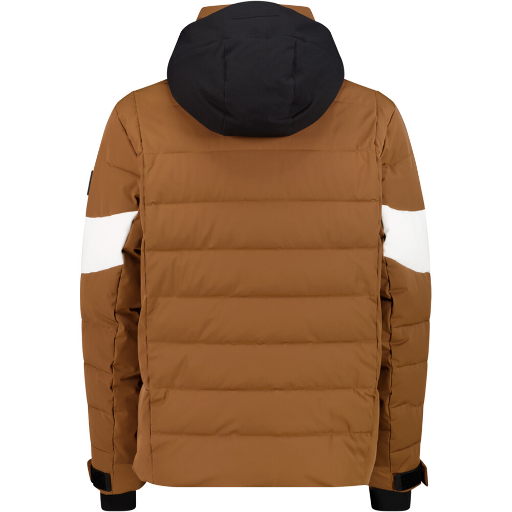Cmp chaqueta impermeable insulada hombre MAN JACKET ZIP HOOD vista trasera