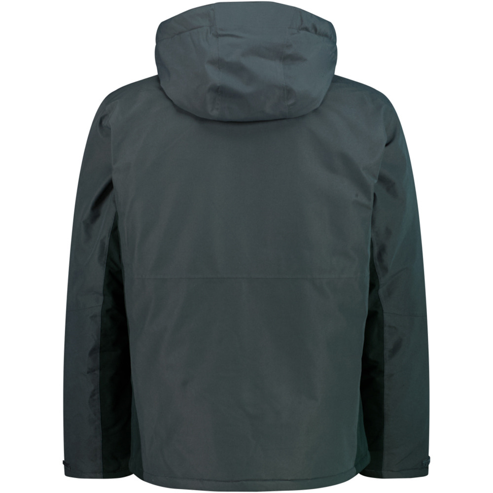 Cmp chaqueta impermeable insulada hombre MAN JACKET ZIP HOOD vista trasera