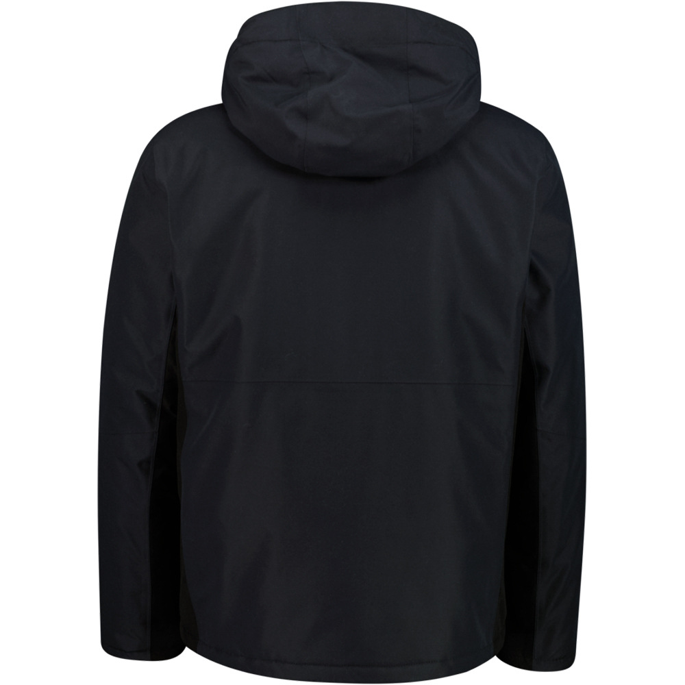 Cmp chaqueta impermeable insulada hombre MAN JACKET ZIP HOOD vista trasera