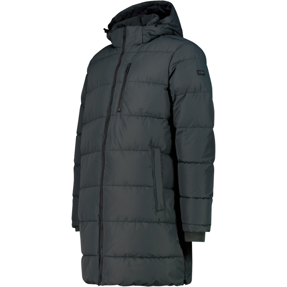 Cmp chaqueta impermeable insulada hombre MAN PARKA FIX HOOD vista detalle