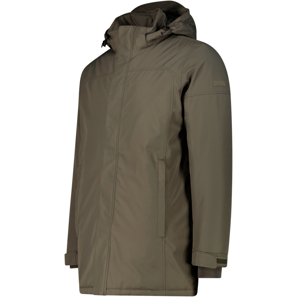 Cmp chaqueta impermeable insulada hombre MAN PARKA ZIP HOOD vista detalle