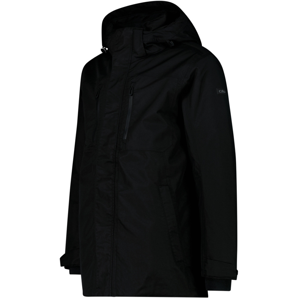 Cmp chaqueta impermeable insulada hombre MAN PARKA ZIP HOOD vista detalle