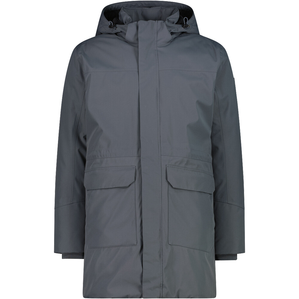 Cmp chaqueta impermeable insulada hombre MAN PARKA ZIP HOOD vista frontal