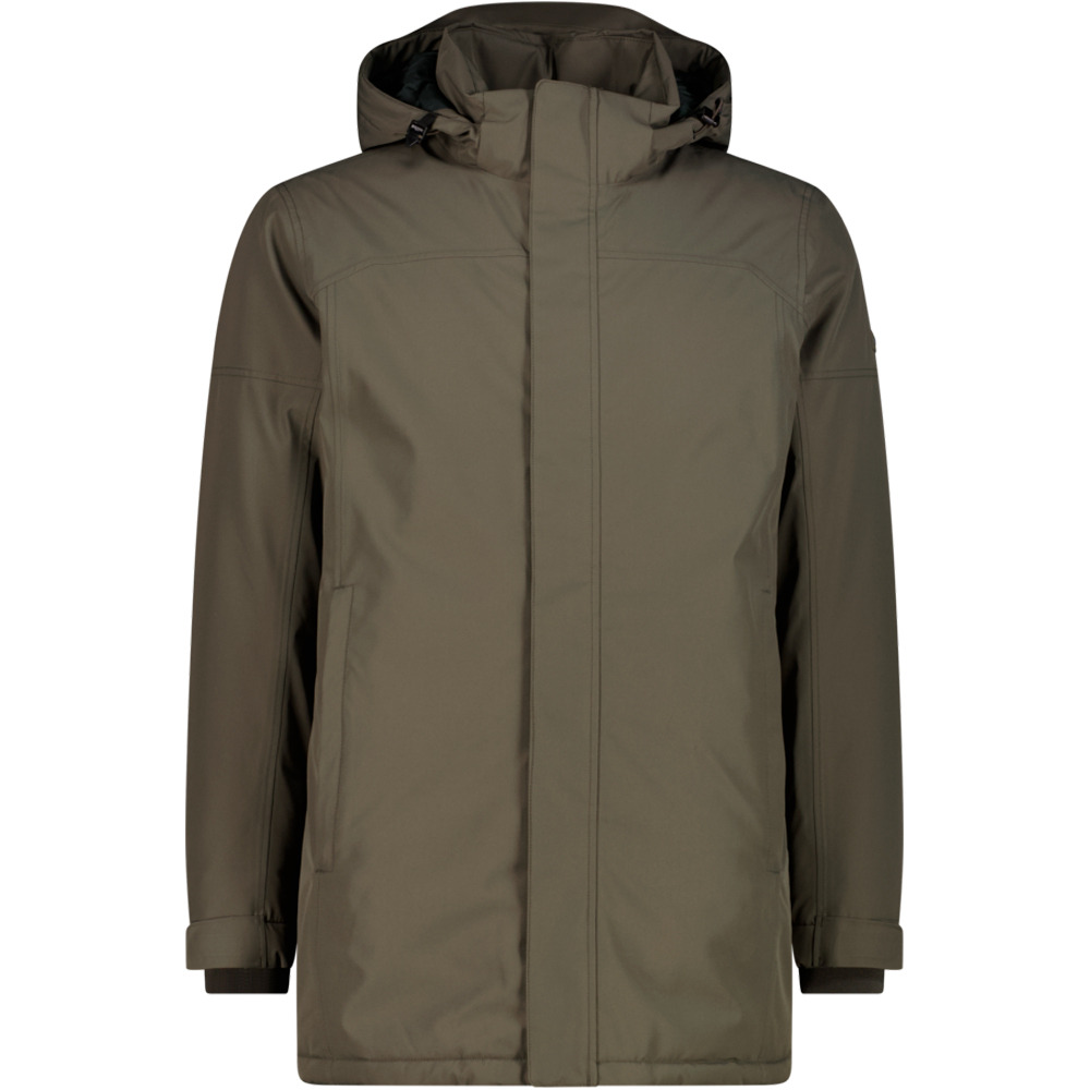 Cmp chaqueta impermeable insulada hombre MAN PARKA ZIP HOOD vista frontal
