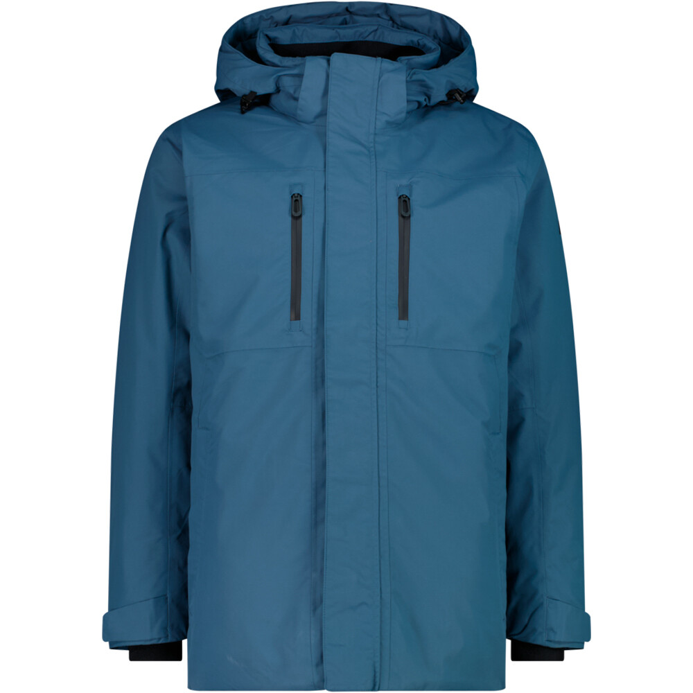 Cmp chaqueta impermeable insulada hombre MAN PARKA ZIP HOOD vista frontal
