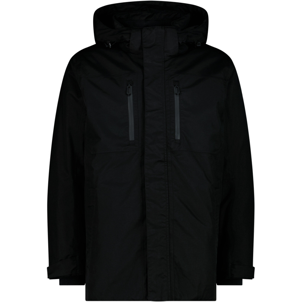 Cmp chaqueta impermeable insulada hombre MAN PARKA ZIP HOOD vista frontal