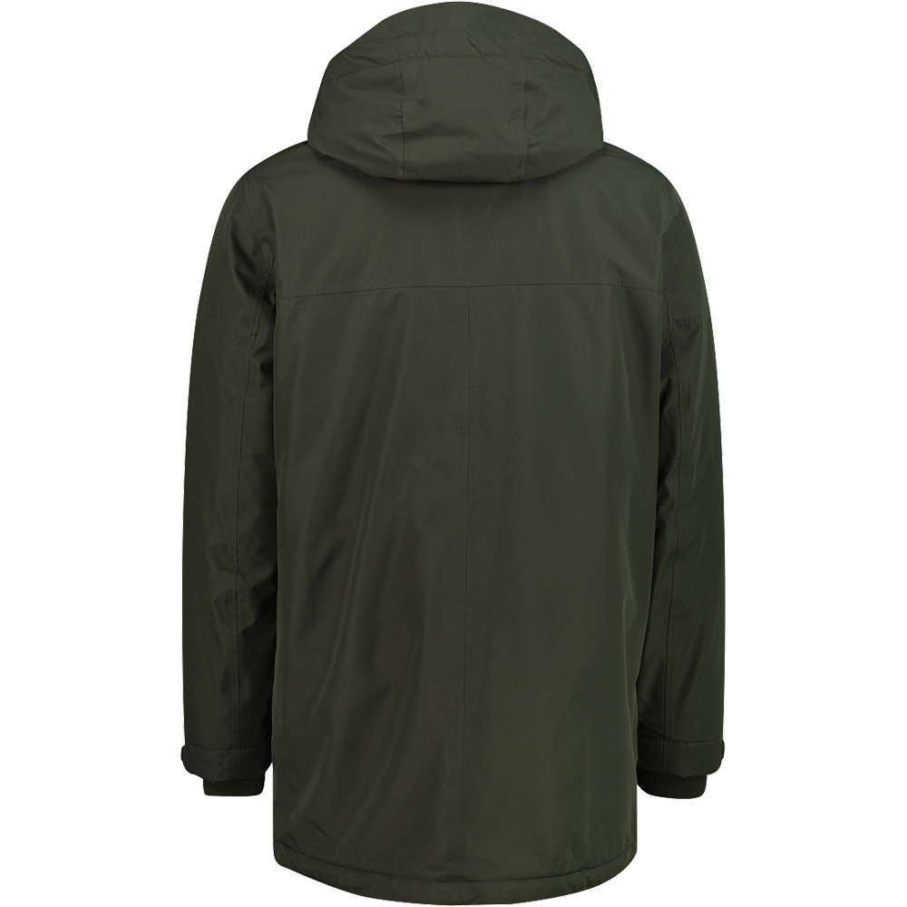 Cmp chaqueta impermeable insulada hombre MAN PARKA ZIP HOOD vista trasera