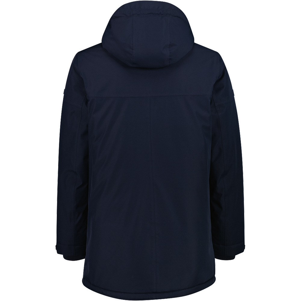Cmp chaqueta impermeable insulada hombre MAN PARKA ZIP HOOD vista trasera