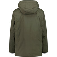Cmp chaqueta impermeable insulada hombre MAN PARKA ZIP HOOD vista trasera